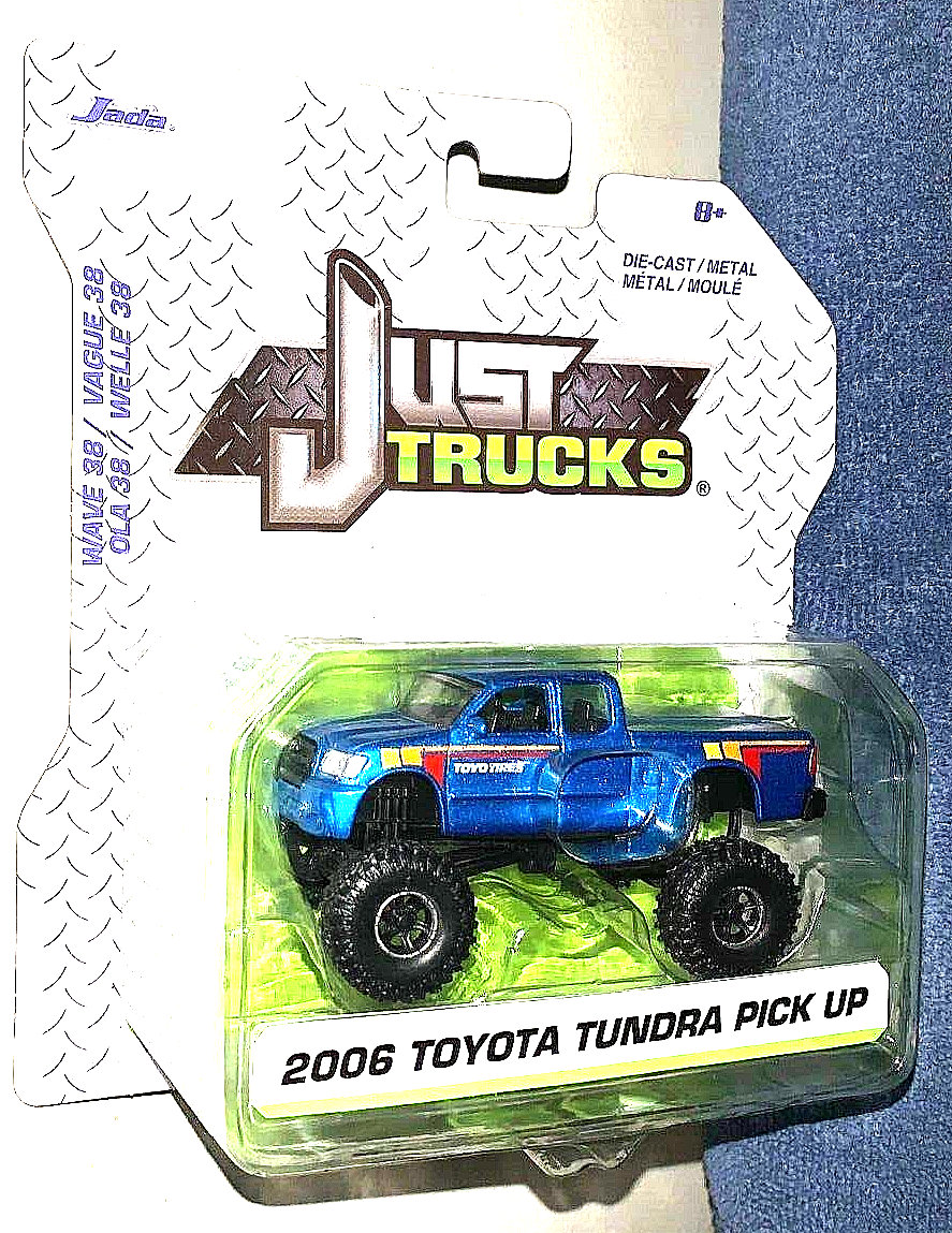 JADA 2022 1/64 DIE CAST JUST TRUCKS BLUE 2006 TOYOTA TUNDRA PICK