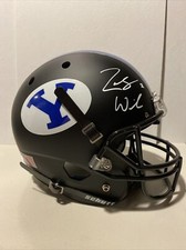 Zach Wilson Signed BYU Cougars Full-Size Helmet Beckett