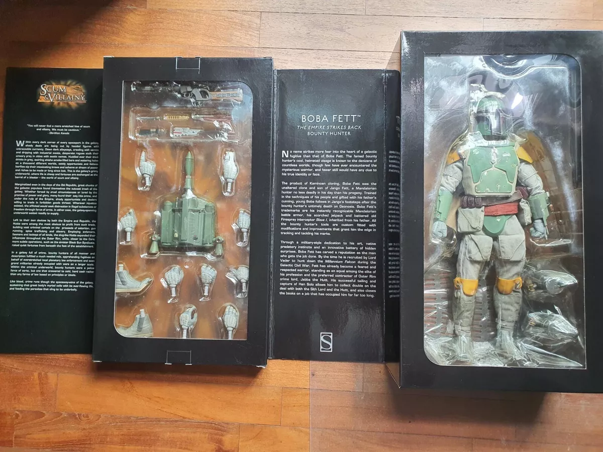 Sideshow Boba Fett Scum Villany Hot Toys Star Wars Enterbay Dam Toys