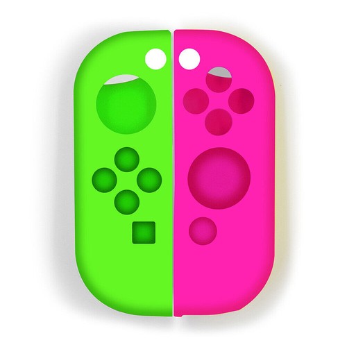 Silicone Soft Case For Nintendo Switch Oled Joy-con Skin Protective Cover Caps - Picture 6 of 70
