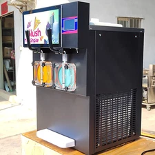 Kolice Commercial 2x11L Iced Coffee Maker,Smoothie Maker,Margarita Slush Machine