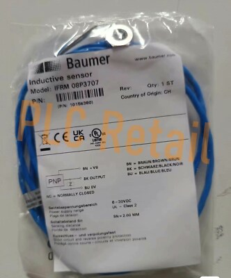 1PCS NEW Baumer Inductive proximity switch IFRM 08P3707 10156380 Fast delivery