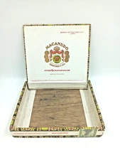 Macanudo Montego y Cia Baron De Rothschild Cafe Empty Wooden Bottom Cigar Box