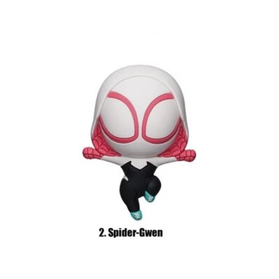 Spiderman Spider-Verse Foam Figure Bag Clip Keychain Spider