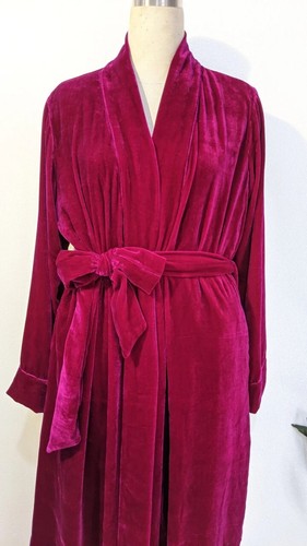 Velvet Kimono Robes Night Kimonos robes Bridal Kimono bridal Night Gown Robes US - Picture 3 of 3