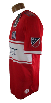NWT Adidas Chicago Fire FC Mens 2018 Primary Authentic Jersey S