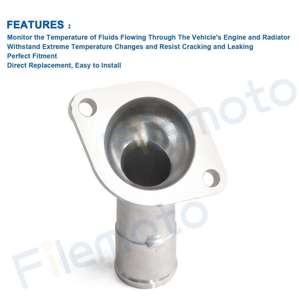 Carcasa de termostato de refrigerante para Nissan 08-20 Rogue X-Trail 07-18 Altima 2,5 L GAS Foto 2 de 4