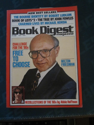 Book Digest Magazine May 1980 Milton Friedman Free to Choose Abbie Hoffman 60's