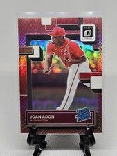 2022 Panini Donruss Optic Rated Red Dragon Prizm /99 Joan Adon #87 Rookie RC