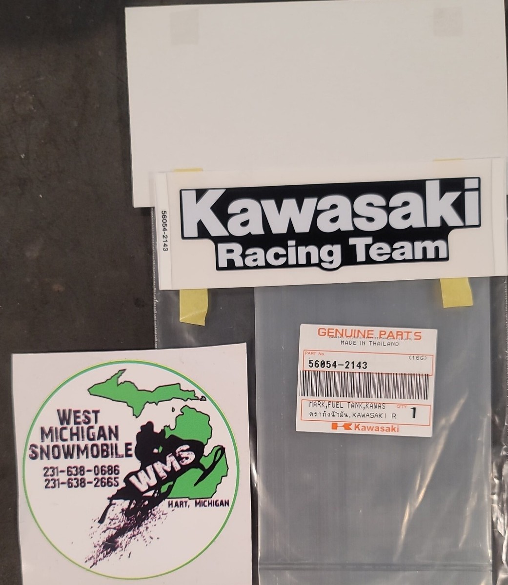 KAWASAKI MARK, FUEL TANK DECAL. OEM. PART# 56054-2143. QTY 1 | eBay