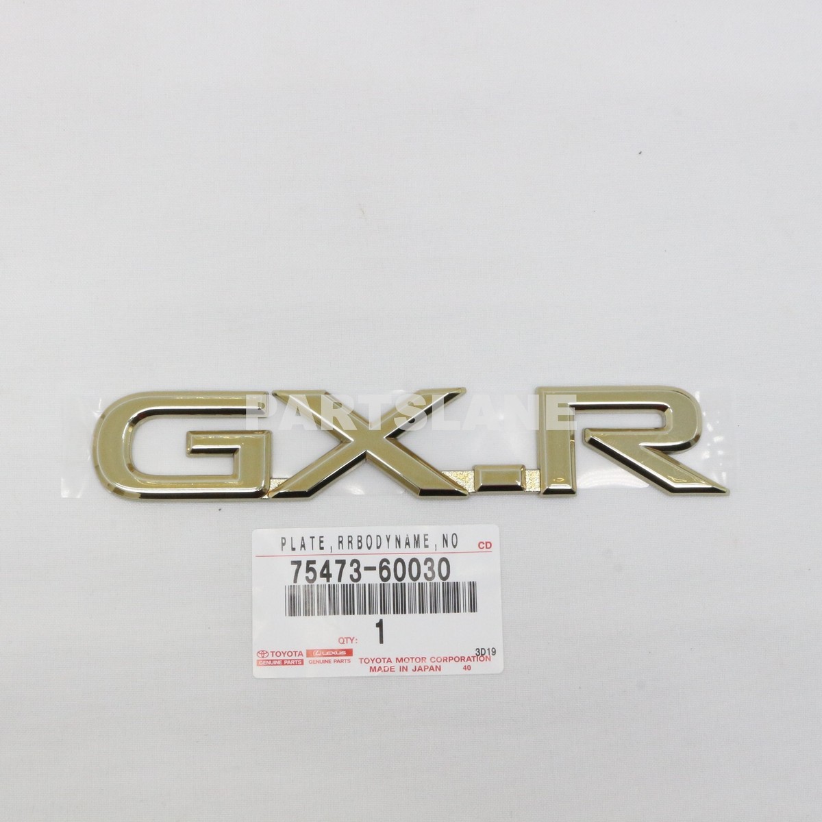 75473-60030 Toyota OEM Genuine PLATE, BACK DOOR NAME, NO.2 | eBay