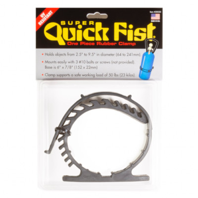 Quick Fist 20022 Rubber Clamp (Capacity 2.5'' - 9.5''), new