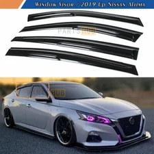 For 2019-2025 Nissan Altima JDM 3D Wavy Mugen Style Window Visors Rain Guards