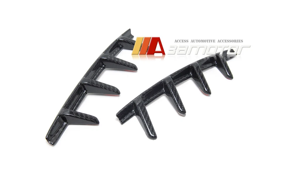 Juego de embellecedores de cubierta de conducto trasero de fibra de carbono seco para Toyota GR Supra A90 A91 2020-25 Foto 2 de 4