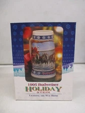 1995 Budweiser Lighting the Way Home Holiday Stein
