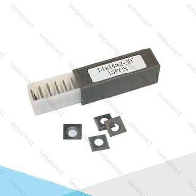 10tlg Wendemesser Wendeklinge 30°14x14x2mm für Lackfräse METABO LF724S Kit set d