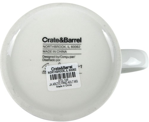 Crate And Barrel Polar Bear & Penguin Arctic Friends 12oz Coffee Mug Christmas - Picture 6 of 6