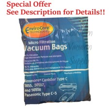 Sears Kenmore Canister C Bags For 5055, 50557  50558-----Buy 2 Packs Get 1 Free