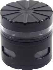 2.4" 4 Layer Tobacco Crusher Hand Muller Smoke Herbal Grinder Side Perspective 