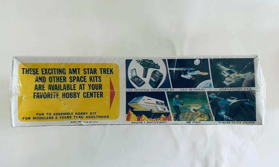 Vintage AMT Star Trek Klingon Battle Cruiser #S952 Model Kit 1968 - Image 2 of 4