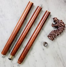 Antique Solid Dragon Head Handle Victorian Handmade Wooden Walking Stick Cane