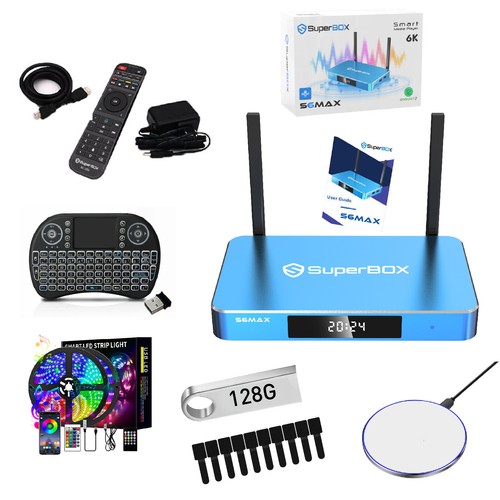 New Superbox S6 MAX TV BOX Latest Product Model Factory Sealed Fast Ship - Picture 11 of 15