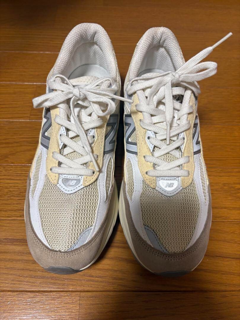 New Balance Sneakers Shoes 990V6 M990SS6 Beige Size Men's