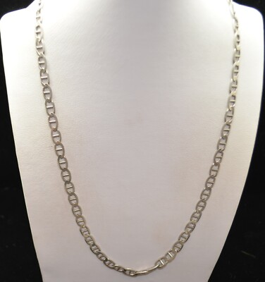 Sterling Silber Mariner Kette Halskette 24,5'' #FMC792
