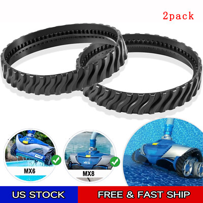 2 PK MX8 MX6 Pool Cleaner Tire Track R0526100 For Zodiac MX8 Elite, MX6 Elite