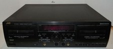 JVC TD-W354 Dual Deck Cassette Tape Player/Recorder Dubbing Dolby Black 