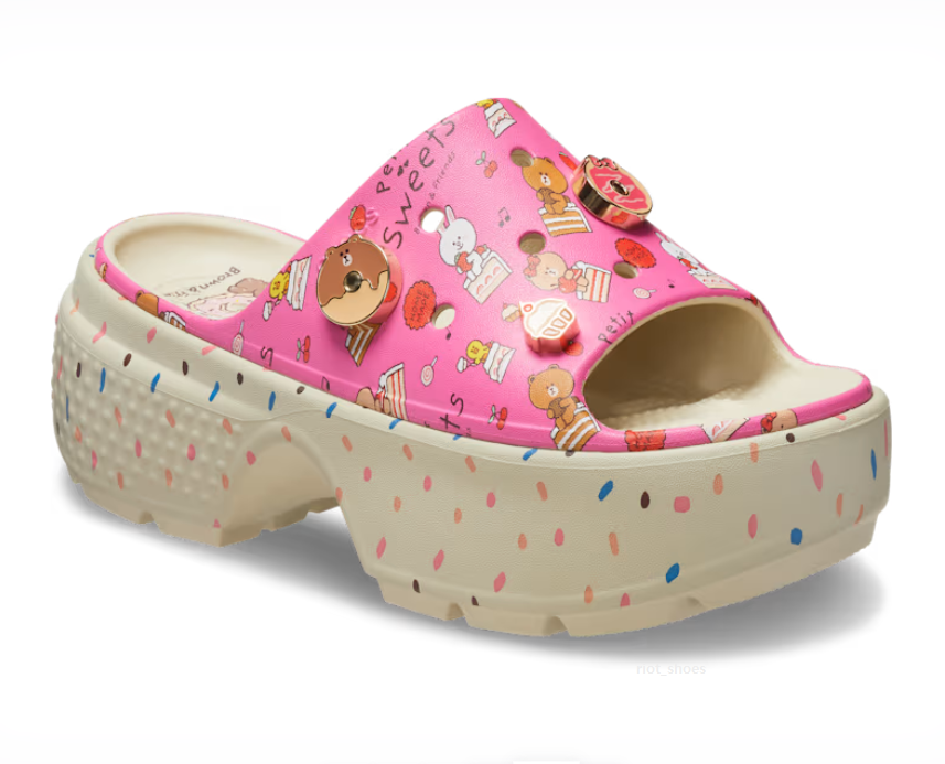CROCS x Line Friends Stomp Slides - 209828 Expeditedship | eBay