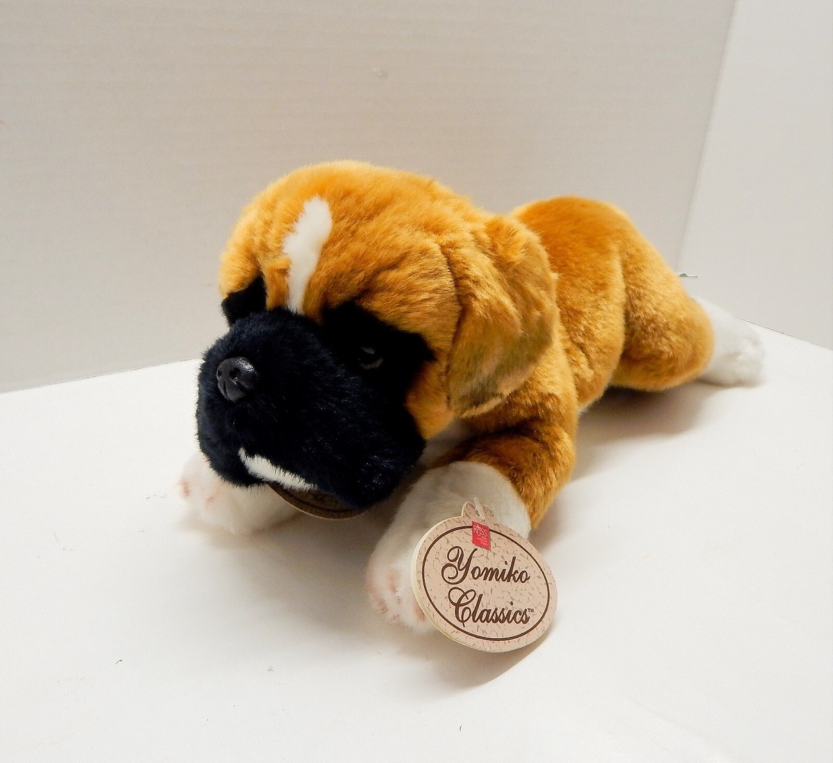 Russ Berrie Yomiko Classics Brown and White Boxer Realistic Puppy