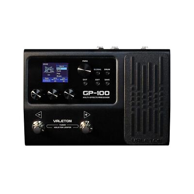 Valeton GP-100 Guitar Bass Amp Modeling IR Cabinets Simulation Multi Language...