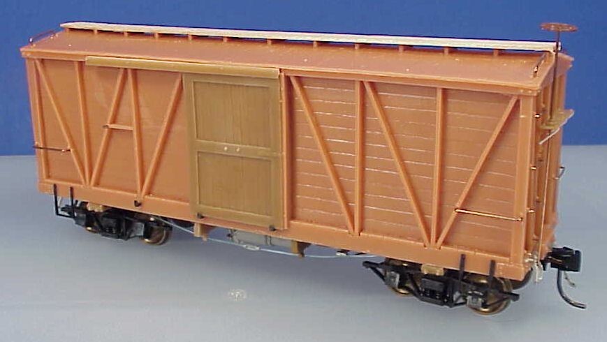 On3 /On30 PEACH BOTTOM 24' OUTSIDE BRACED BOX CAR WISEMAN MODEL ...