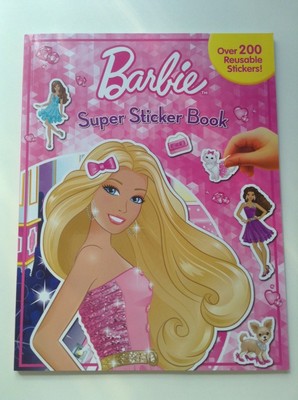 sticker book barbie