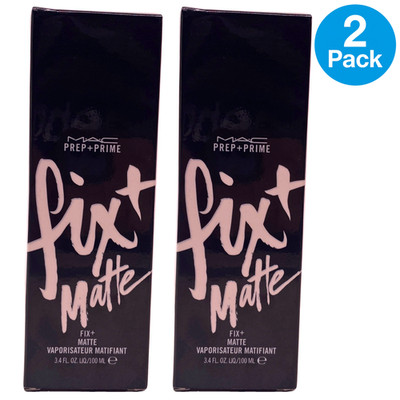MAC Prep + Prime Fix+ Matte Setting Spray 3.4 oz 2 Pack New