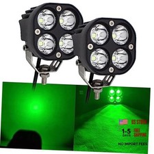 LED Offroad Driving Fog Lights Pod Lights Auxiliary Work Lights 2Pcs 40W Green