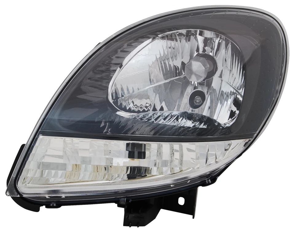 Scheinwerfer Set für Renault Kangoo Nissan Kubistar H4 Schwarz Blinker Weiß - Bild 3 von 4