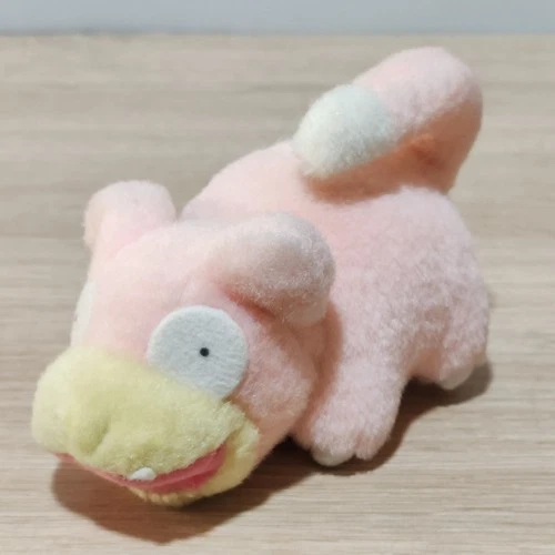 Pokemon Slowpoke Vintage TOMY Fuzzy Plush Toy Doll Japan 5.5