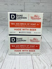 2- Duke Cannon Big Ass Brick Of Soap, Jr Old Milwaukee American Lager 4.5oz