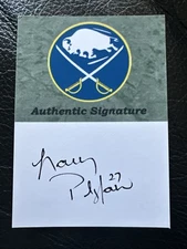 Larry Playfair Buffalo Sabres Signed Autographed  Custom Card