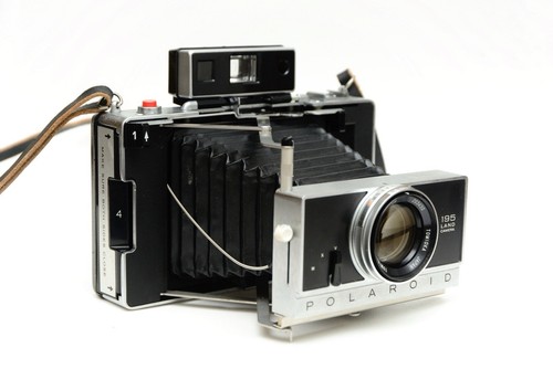 Polaroid 195 Folding Camera Tomioka Tominon 114mm f3.8 Lens Fully Working Exc+++ - Bild 2 von 22