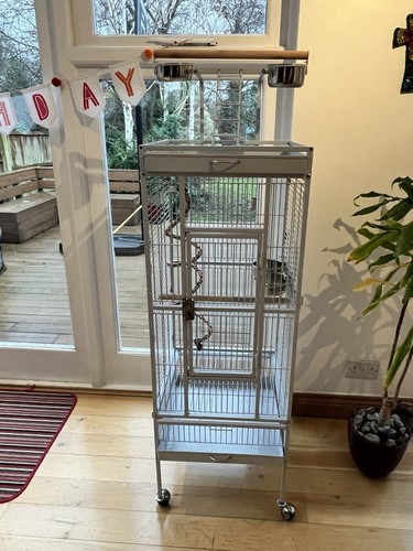 Picture of 156cm Parrot Cage Metal Bird Cage MediumSmall Parrots With Rooftop ...