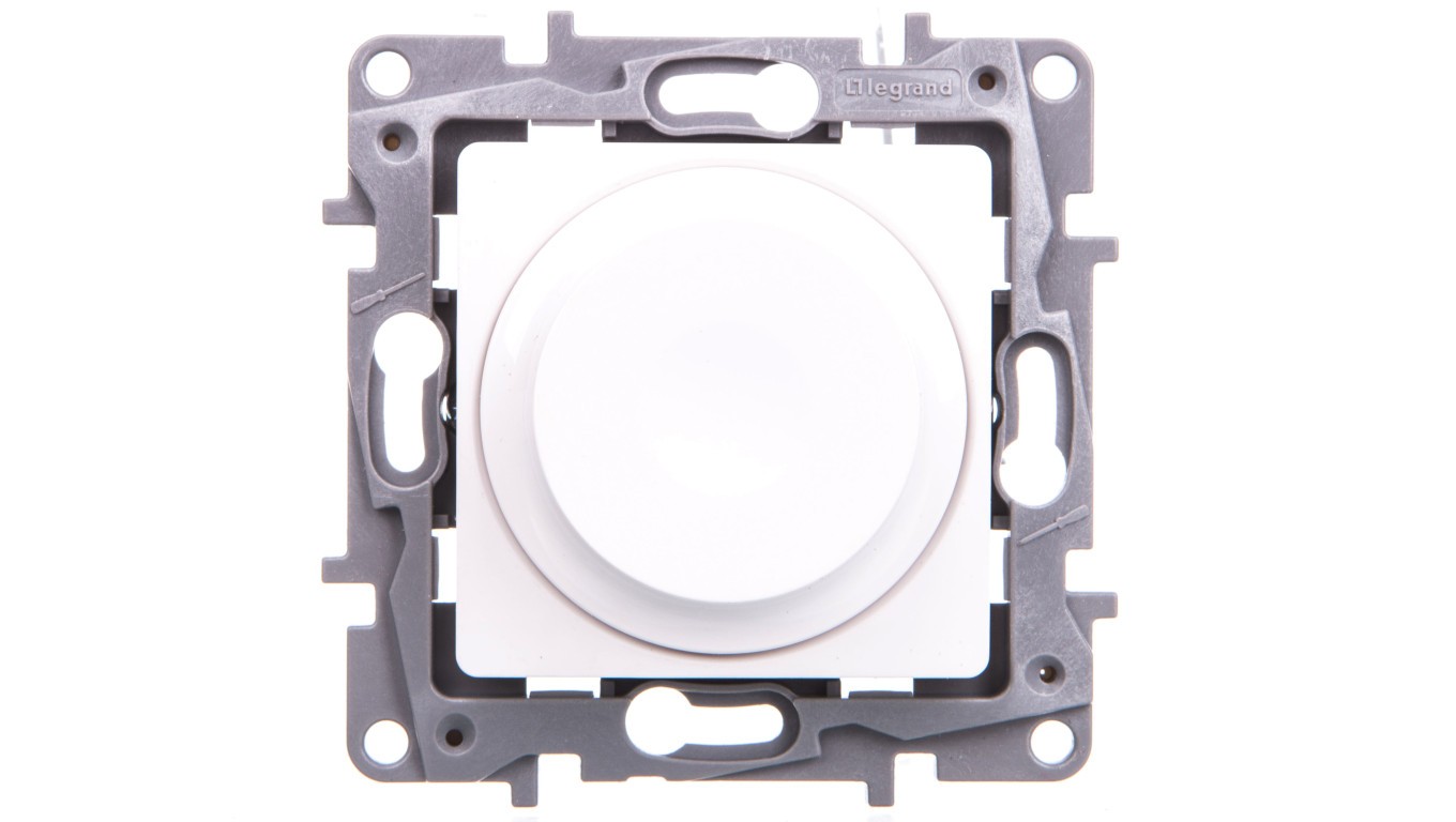 NILOE Rotary Dimmer 300W 2 Corded White 764588