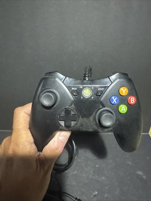 Power A Xbox 360 Black Wired Controller Model #1414135-02 For Parts Only
