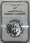 1965 Kennedy Half Dollar NGC MS67 Special Mint Set