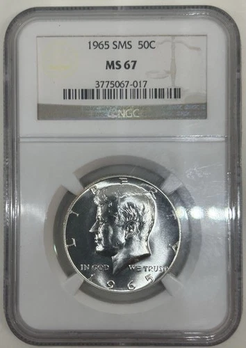 1965 Kennedy Half Dollar NGC MS67 Special Mint Set