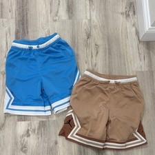 Jordan Kids Blue and Brown Shorts YOUTH LARGE SIZE 12-13 bundle