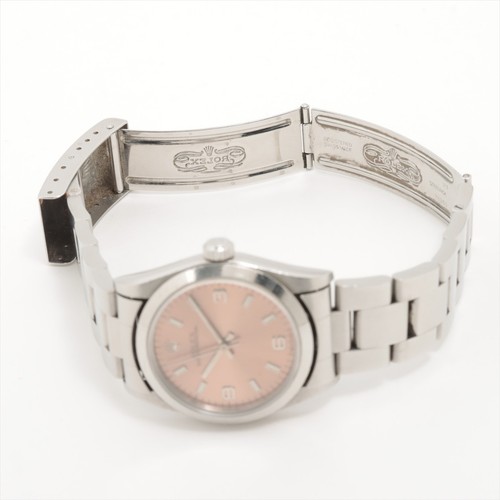 Rolex Oyster Perpetual 67480 SS AT Pink-Face 3 Extra Links Cut off the model num - Picture 5 of 9