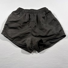 Fear Of God Essentials Black Nylon Running Short Shorts Gym Running Sz M FLAWED